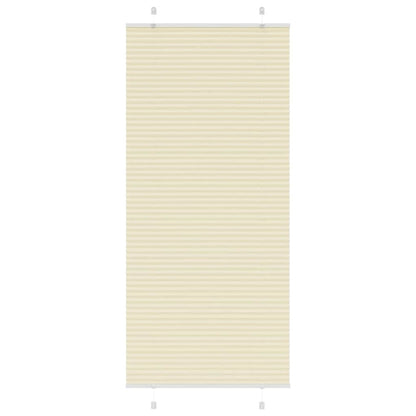 Plisovaná Roleta Šířka Látky 79,4Cm Polyester Krémová