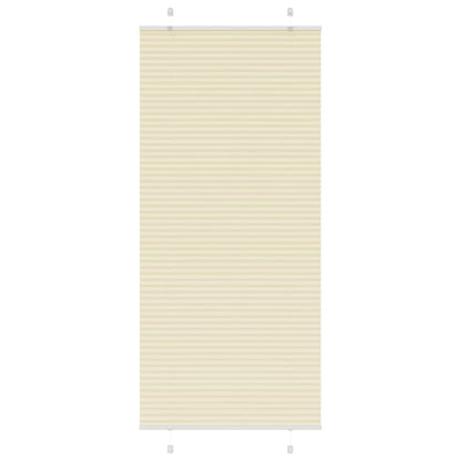 Plisovaná Roleta Šířka Látky 79,4Cm Polyester Krémová