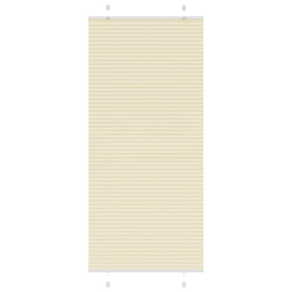 Plisovaná Roleta Šířka Látky 79,4Cm Polyester Krémová
