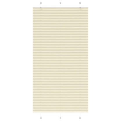 Plisovaná Roleta Šířka Látky 79,4Cm Polyester Krémová