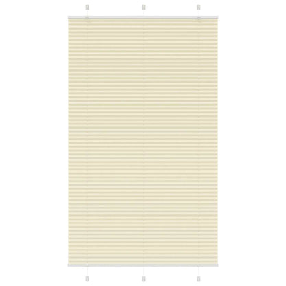 Plisovaná Roleta Šířka Látky 79,4Cm Polyester Krémová