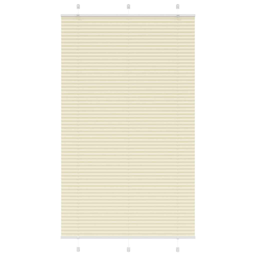 Plisovaná Roleta Šířka Látky 79,4Cm Polyester Krémová