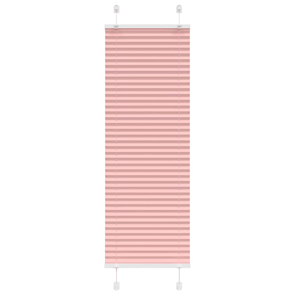 Plisovaná Roleta Šířka Látky 69,4 Cm Polyester Růžová