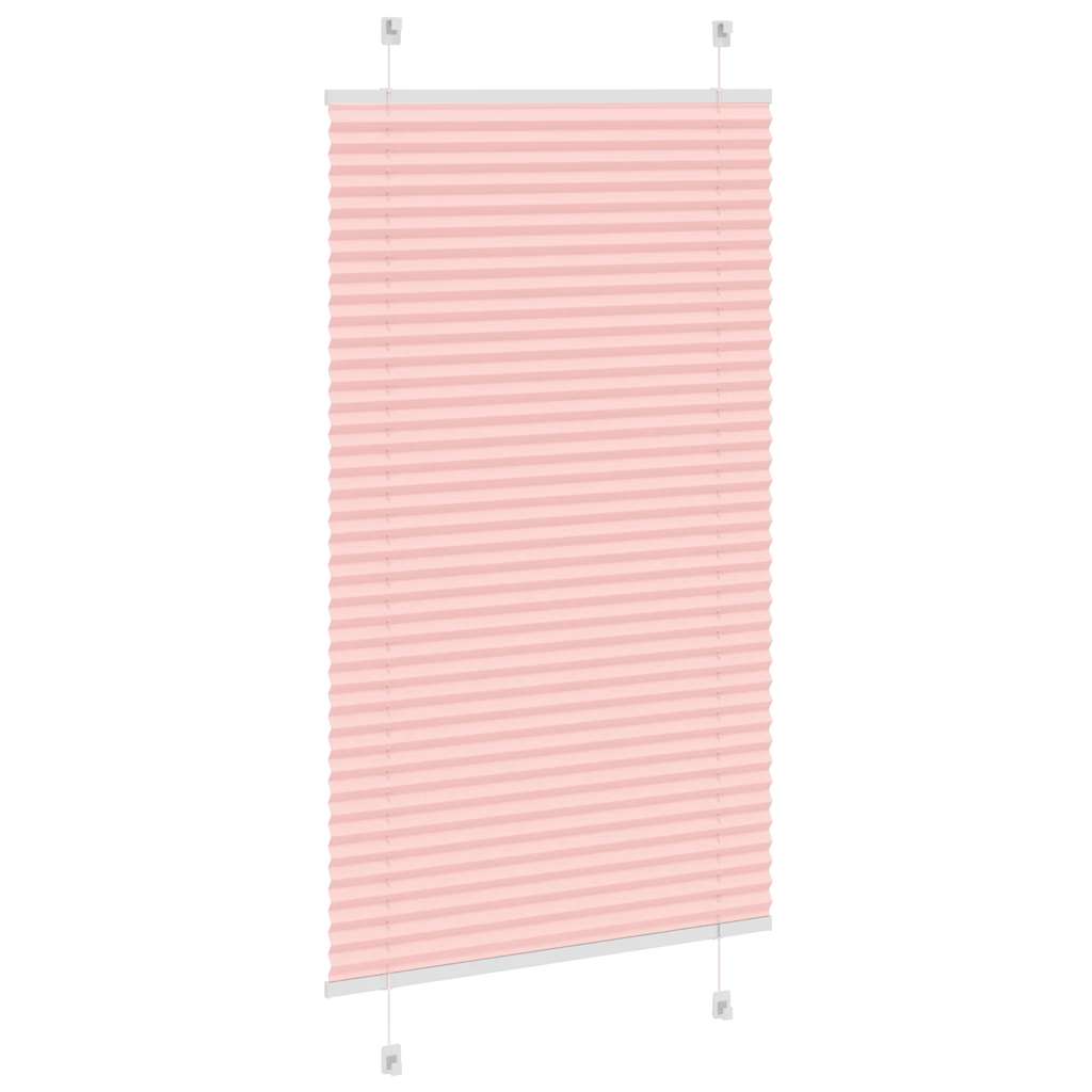 Plisovaná Roleta Šířka Látky 69,4 Cm Polyester Růžová