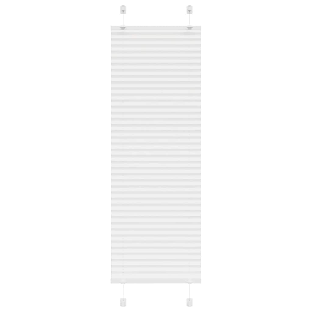 Plisovaná Roleta Šířka Látky 44,4 Cm Polyester Bílá