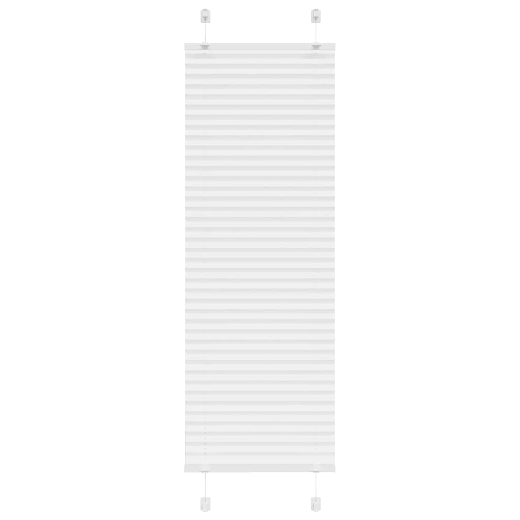 Plisovaná Roleta Šířka Látky 44,4 Cm Polyester Bílá