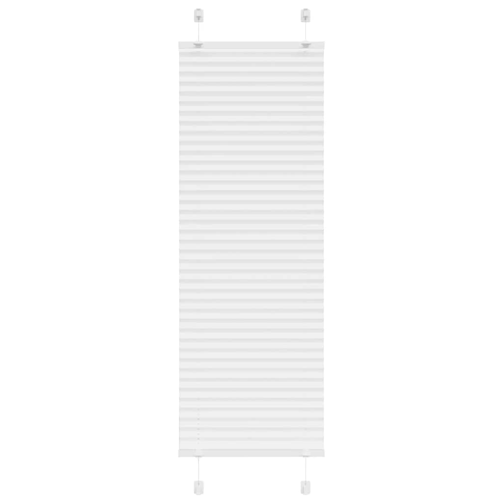 Plisovaná Roleta Šířka Látky 44,4 Cm Polyester Bílá