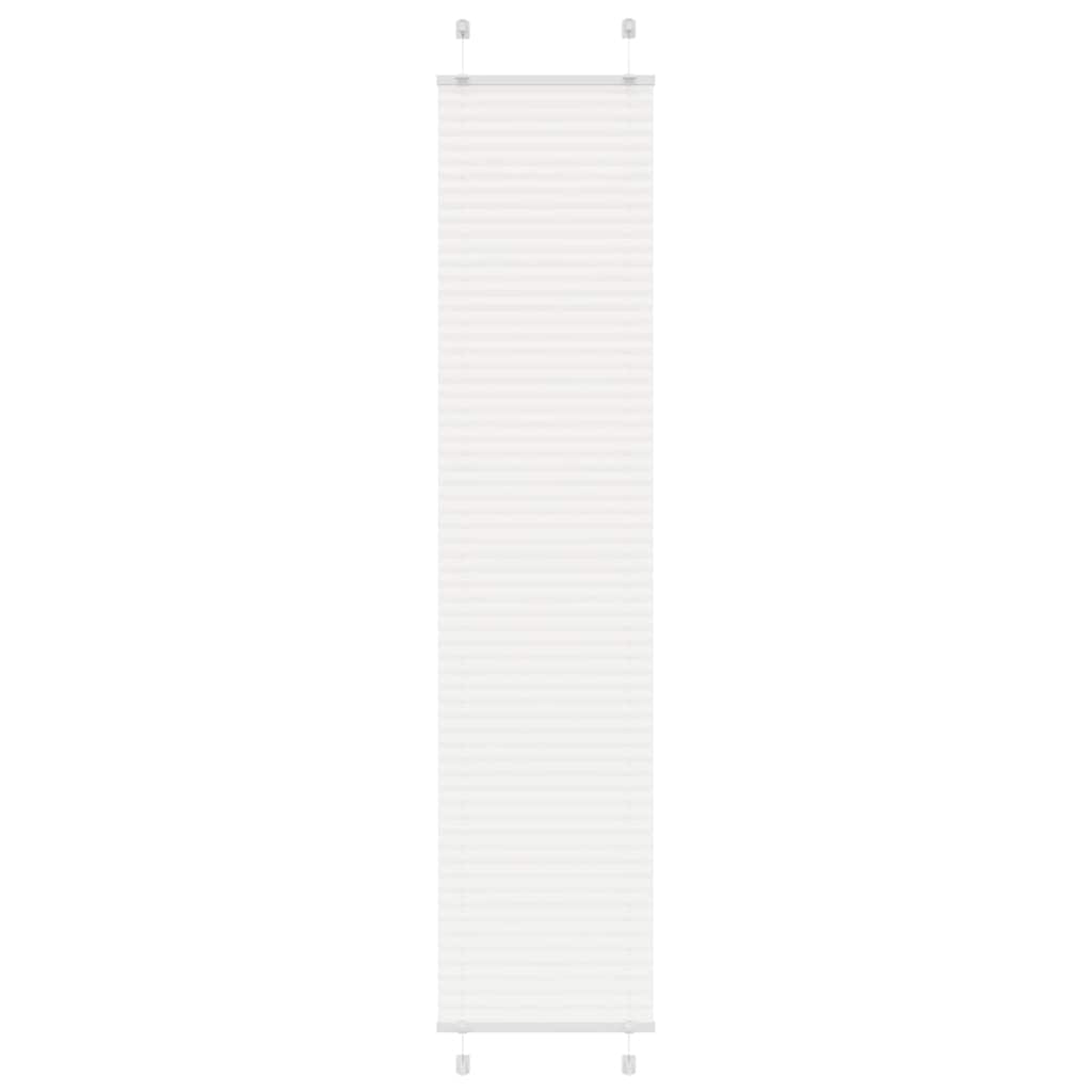 Plisovaná Roleta Šířka Látky 44,4 Cm Polyester Bílá