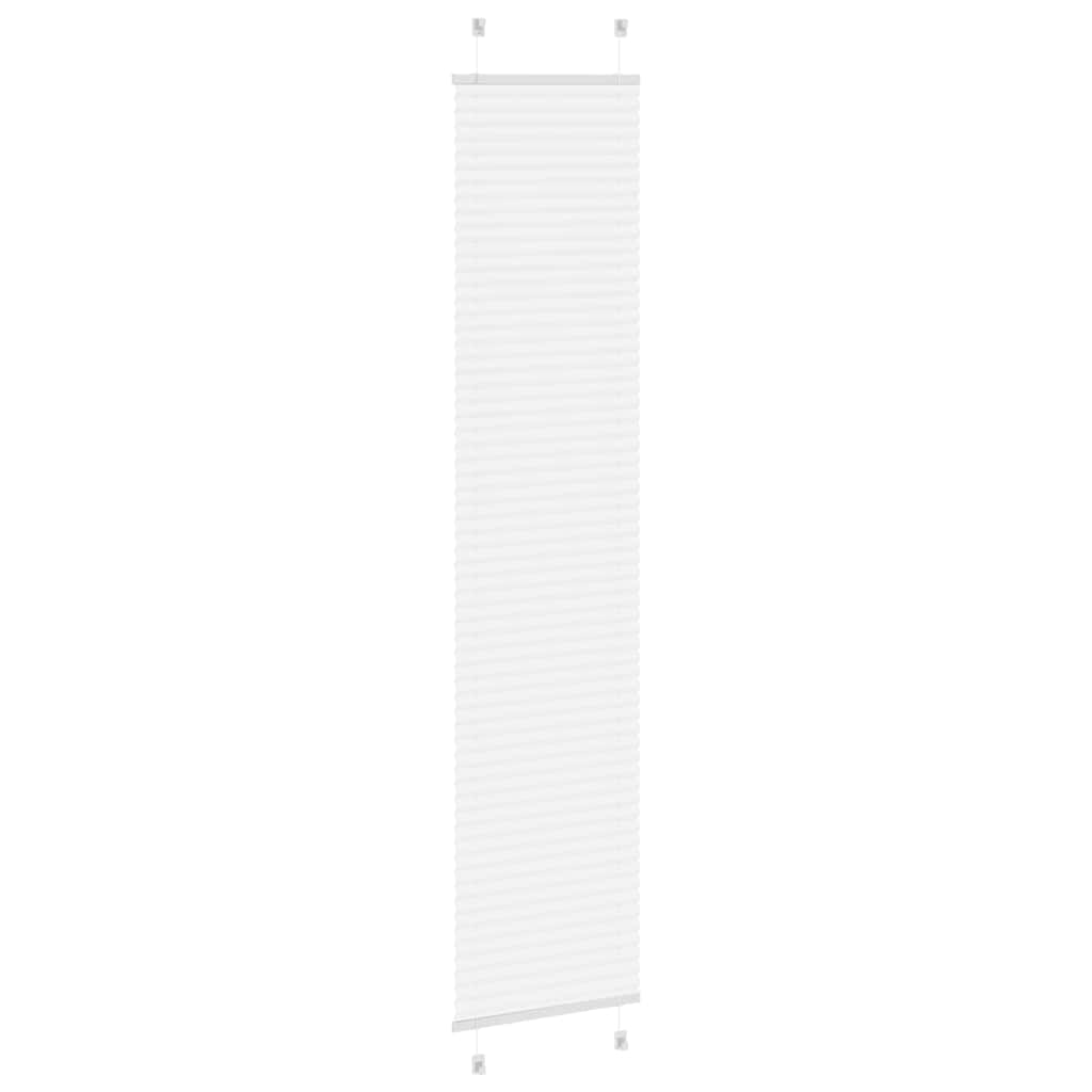 Plisovaná Roleta Šířka Látky 44,4 Cm Polyester Bílá