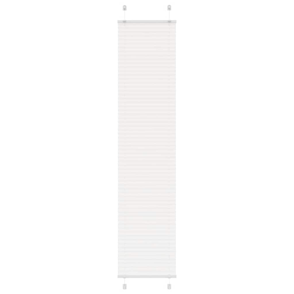 Plisovaná Roleta Šířka Látky 44,4 Cm Polyester Bílá