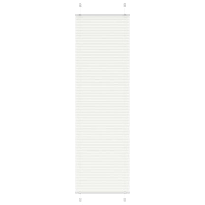 Plisovaná Roleta Šířka Látky 44,4 Cm Polyester Bílá