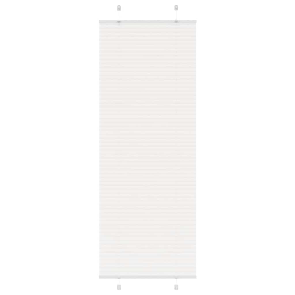 Plisovaná Roleta Šířka Látky 44,4 Cm Polyester Bílá
