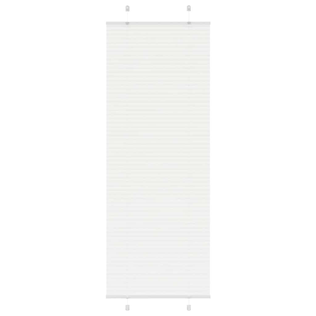Plisovaná Roleta Šířka Látky 44,4 Cm Polyester Bílá