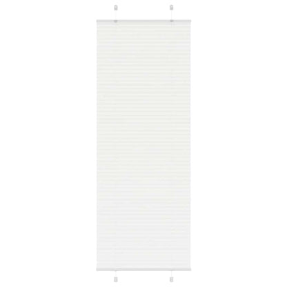 Plisovaná Roleta Šířka Látky 44,4 Cm Polyester Bílá