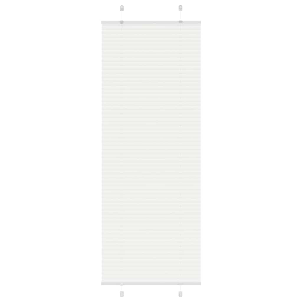 Plisovaná Roleta Šířka Látky 44,4 Cm Polyester Bílá