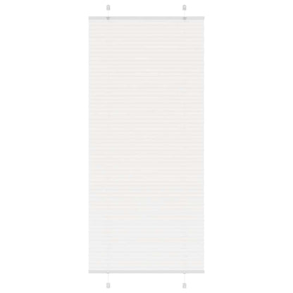 Plisovaná Roleta Šířka Látky 44,4 Cm Polyester Bílá