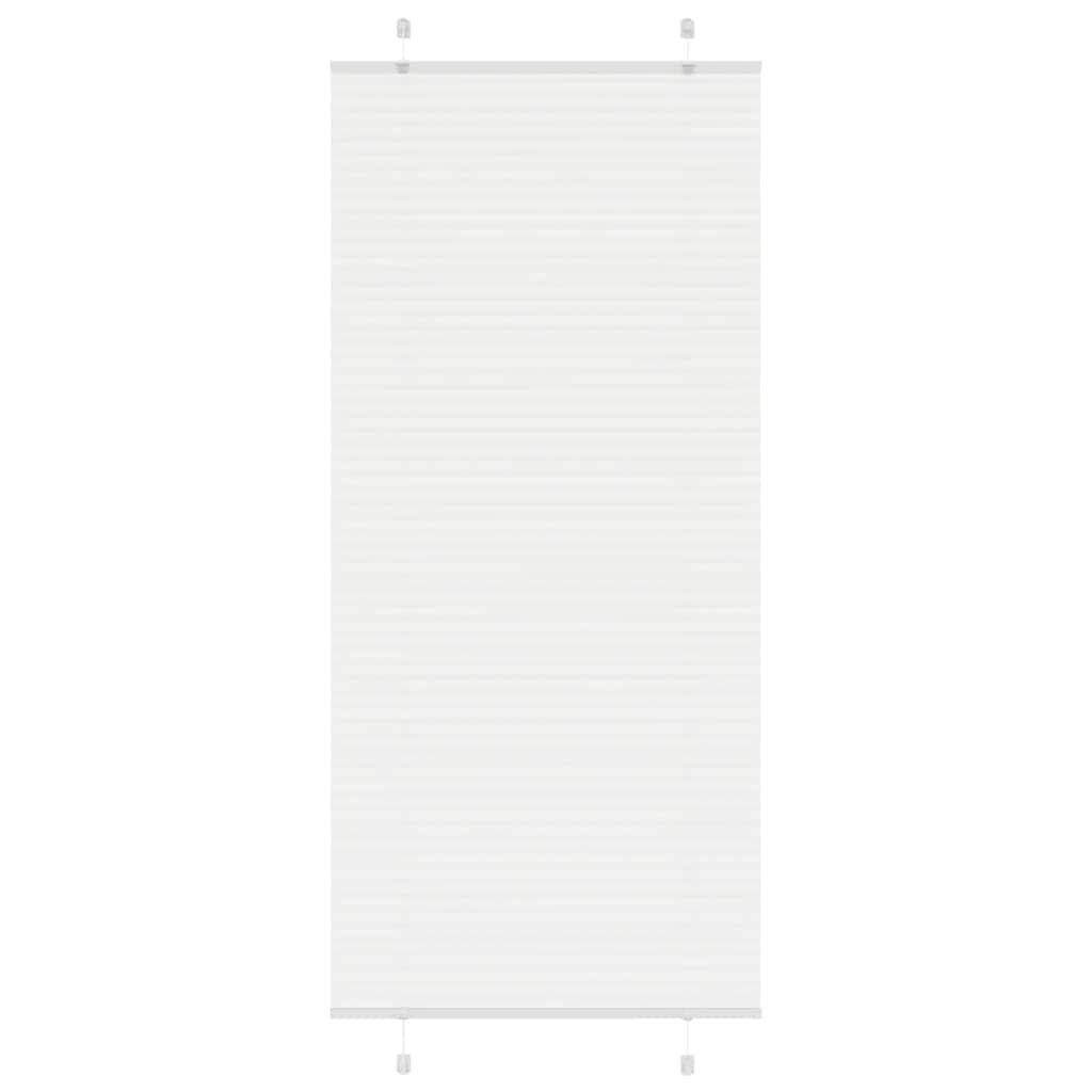 Plisovaná Roleta Šířka Látky 44,4 Cm Polyester Bílá