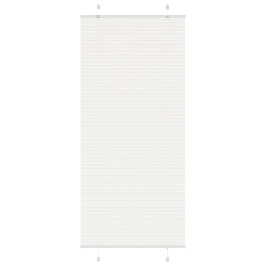 Plisovaná Roleta Šířka Látky 44,4 Cm Polyester Bílá