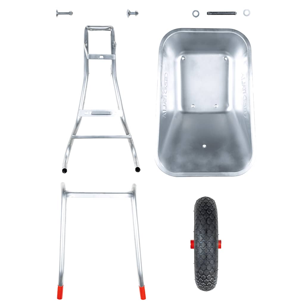 Trakař 90 L 150 Kg Pozinkovaná Ocel A Plast