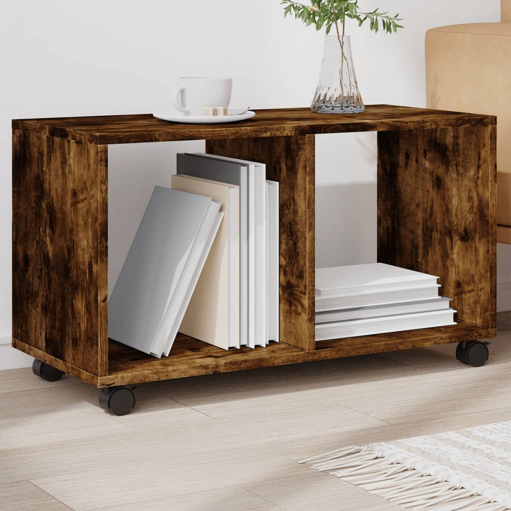 Skříňka Na Kolečkách Dub Artisan 72X33X42,5 Cm Kompozitní Dřevo