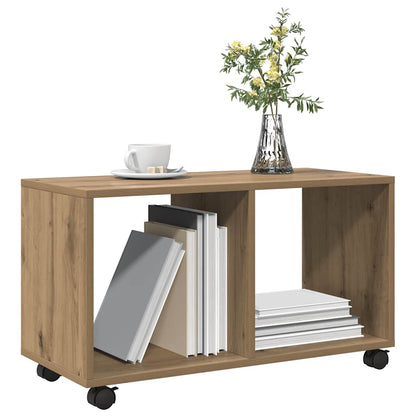 Skříňka Na Kolečkách Dub Artisan 72X33X42,5 Cm Kompozitní Dřevo