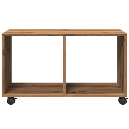 Skříňka Na Kolečkách Dub Artisan 72X33X42,5 Cm Kompozitní Dřevo