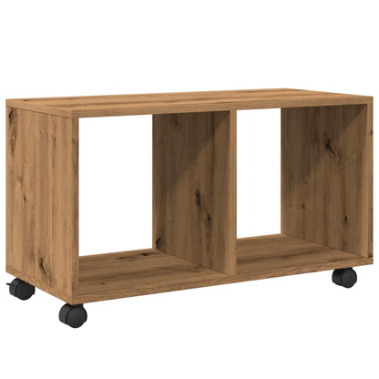 Skříňka Na Kolečkách Dub Artisan 72X33X42,5 Cm Kompozitní Dřevo