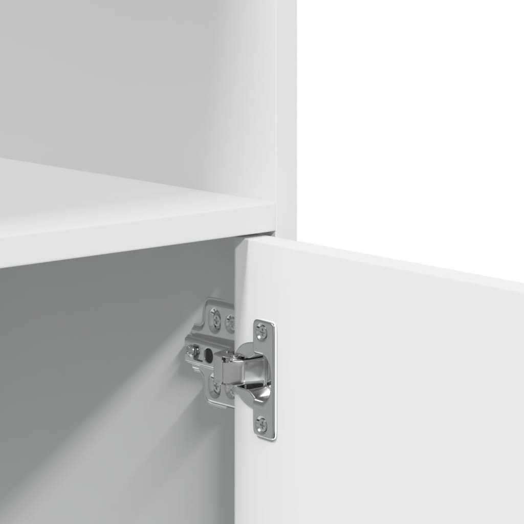 Skříňka Na Kolečkách 55 X 40 X 91 Cm Kompozitní Dřevo