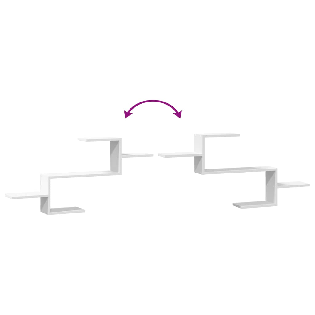 Nástěnná Police 104 X 15 X 49 Cm Kompozitní Dřevo