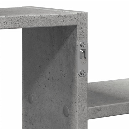 Nástěnná Police Betonově Šedá 104 X 15 X 49 Cm Kompozitní Dřevo