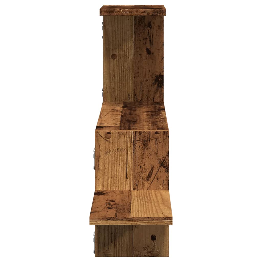 Nástěnná Police Old Wood 104 X 15 X 49 Cm Kompozitní Dřevo