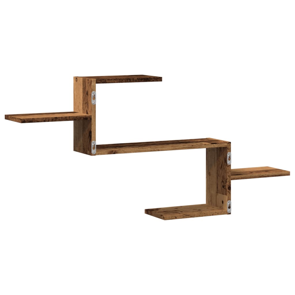Nástěnná Police Old Wood 104 X 15 X 49 Cm Kompozitní Dřevo