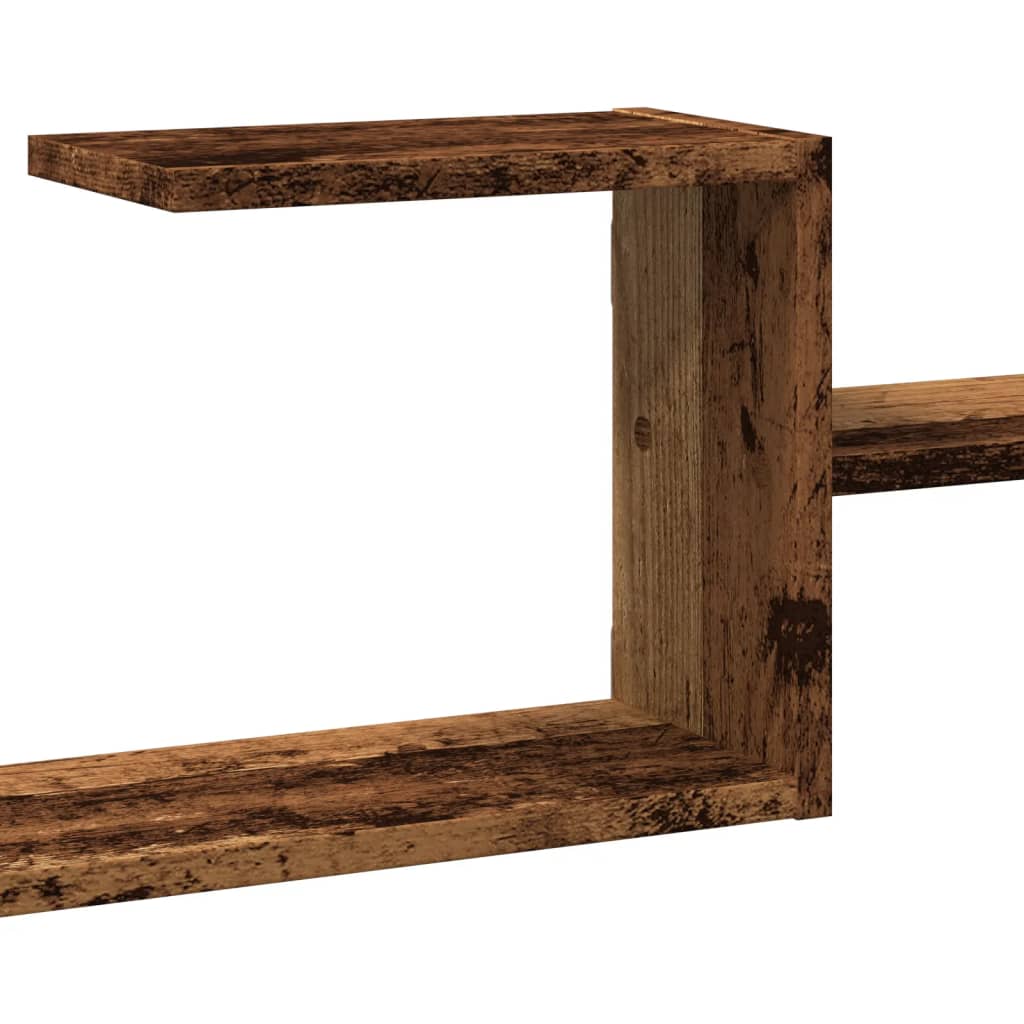 Nástěnná Police Old Wood 104 X 15 X 49 Cm Kompozitní Dřevo