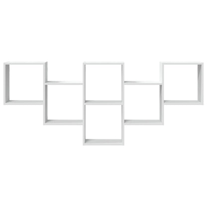 Nástěnná Police 159 X 18 X 66 Cm Kompozitní Dřevo