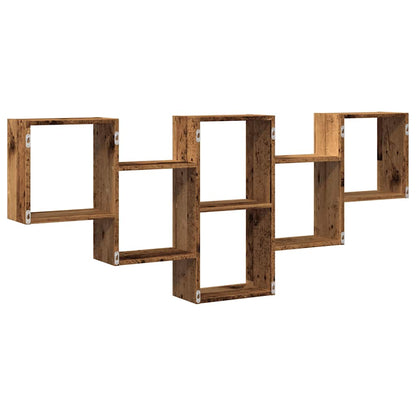 Nástěnná Police Old Wood 159 X 18 X 66 Cm Kompozitní Dřevo