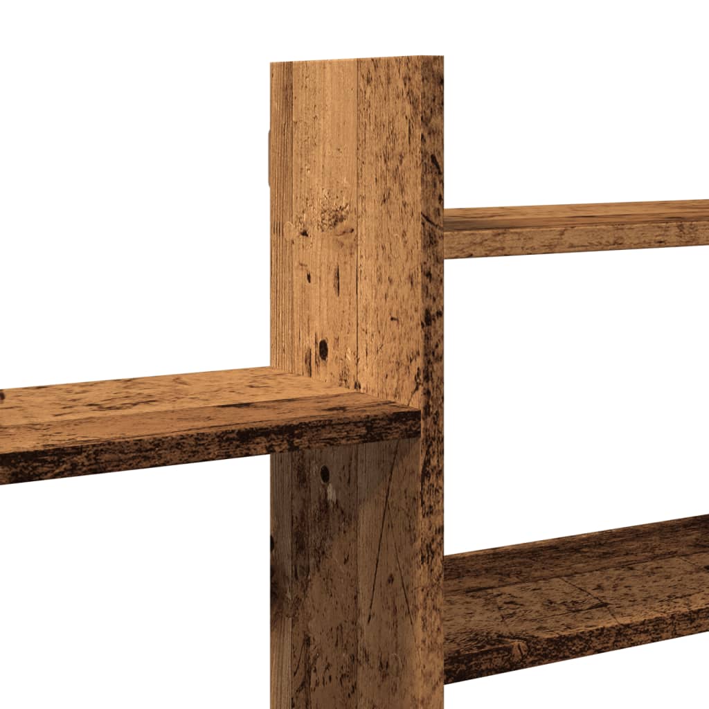 Nástěnná Police Old Wood 167,5 X 18 X 68 Cm Kompozitní Dřevo
