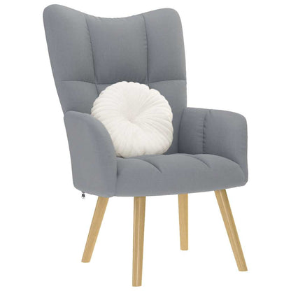 Relaxační Křeslo S Podnožkou Vínové Textil