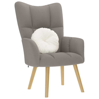 Relaxační Křeslo S Podnožkou Vínové Textil