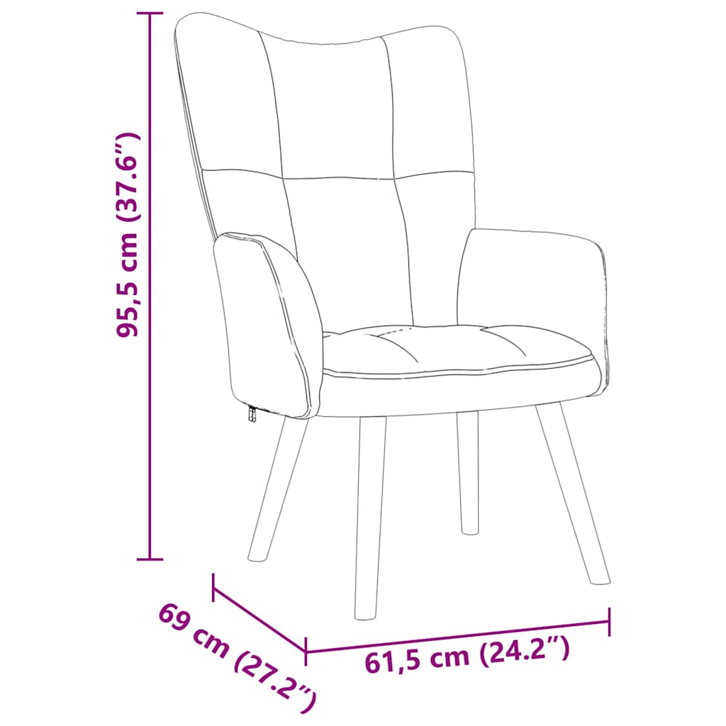 Relaxační Židle Textil