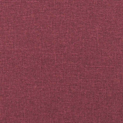 Relaxační Křeslo S Podnožkou Vínové Textil