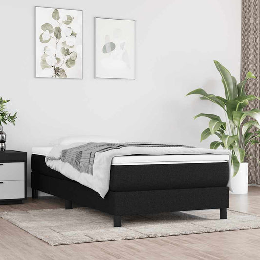 Taštičková Pružinová Matrace Pro Děti Střední Tvrdost Černá Textil