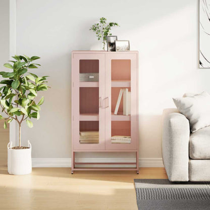 Skříň Highboard 68X39X123 Cm Ocel