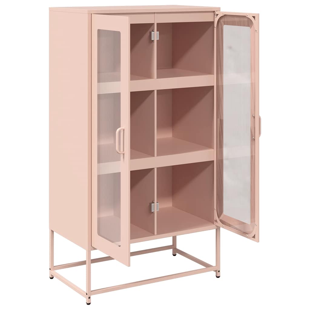 Skříň Highboard 68X39X123 Cm Ocel