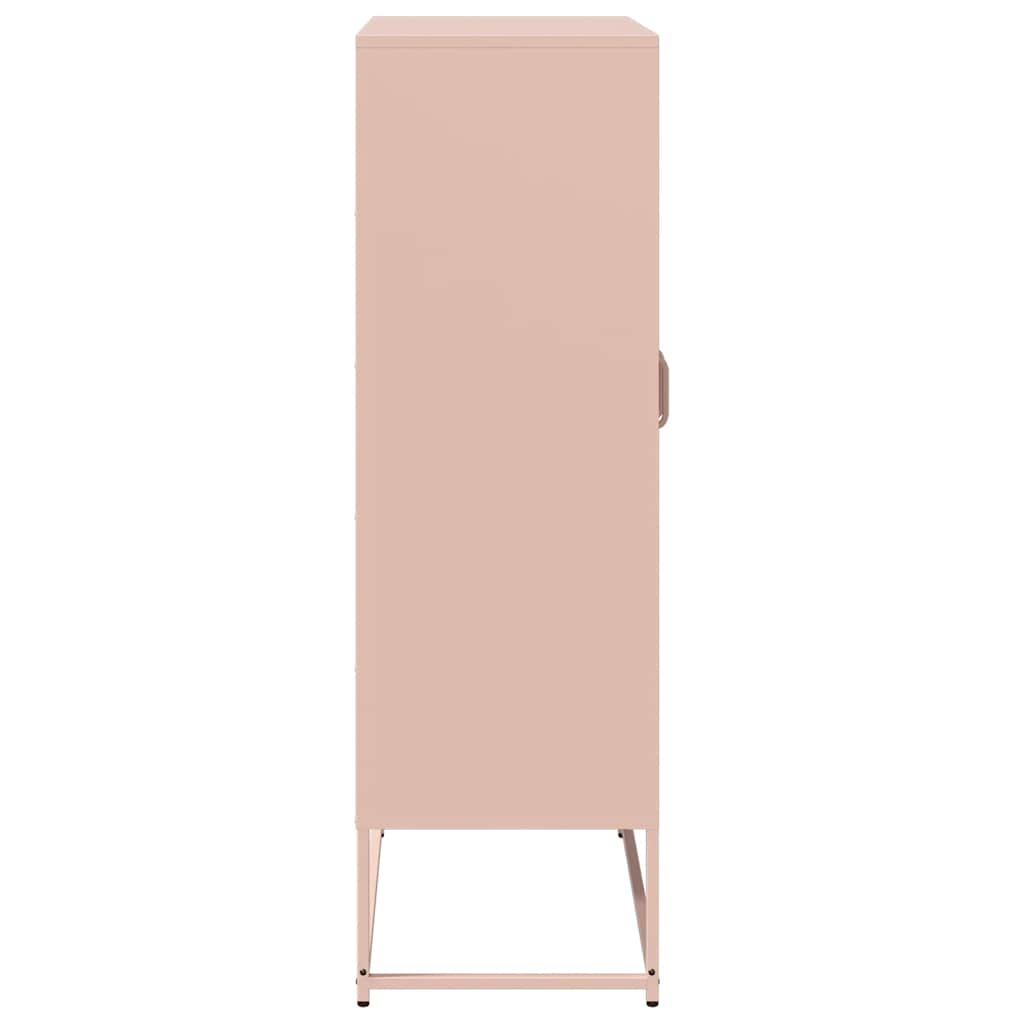 Skříň Highboard 68X39X123 Cm Ocel