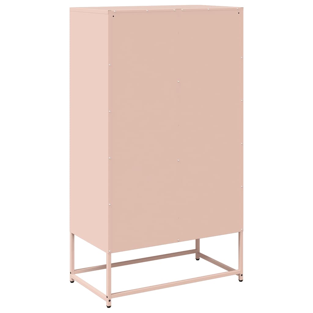 Skříň Highboard 68X39X123 Cm Ocel
