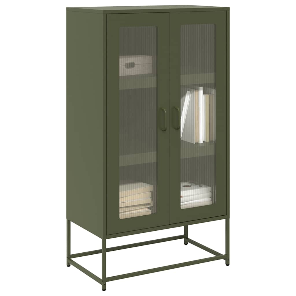 Skříň Highboard 68X39X123 Cm Ocel