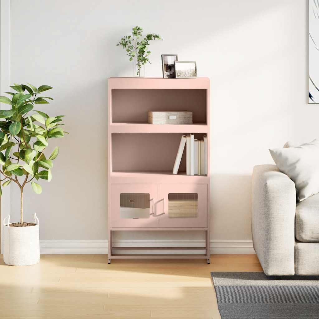 Skříň Highboard 68X39X123 Cm Ocel