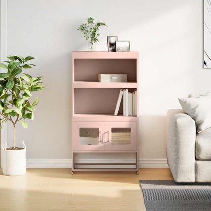 Skříň Highboard 68X39X123 Cm Ocel