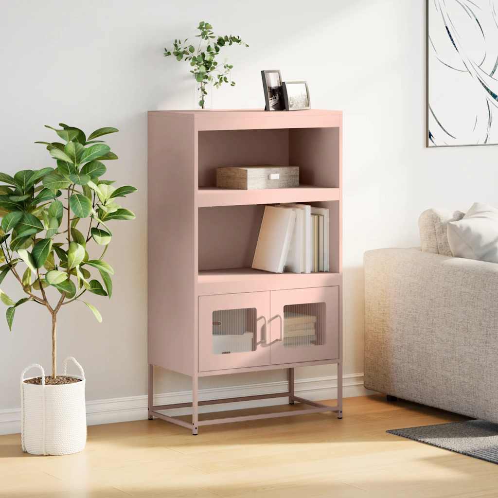 Skříň Highboard 68X39X123 Cm Ocel
