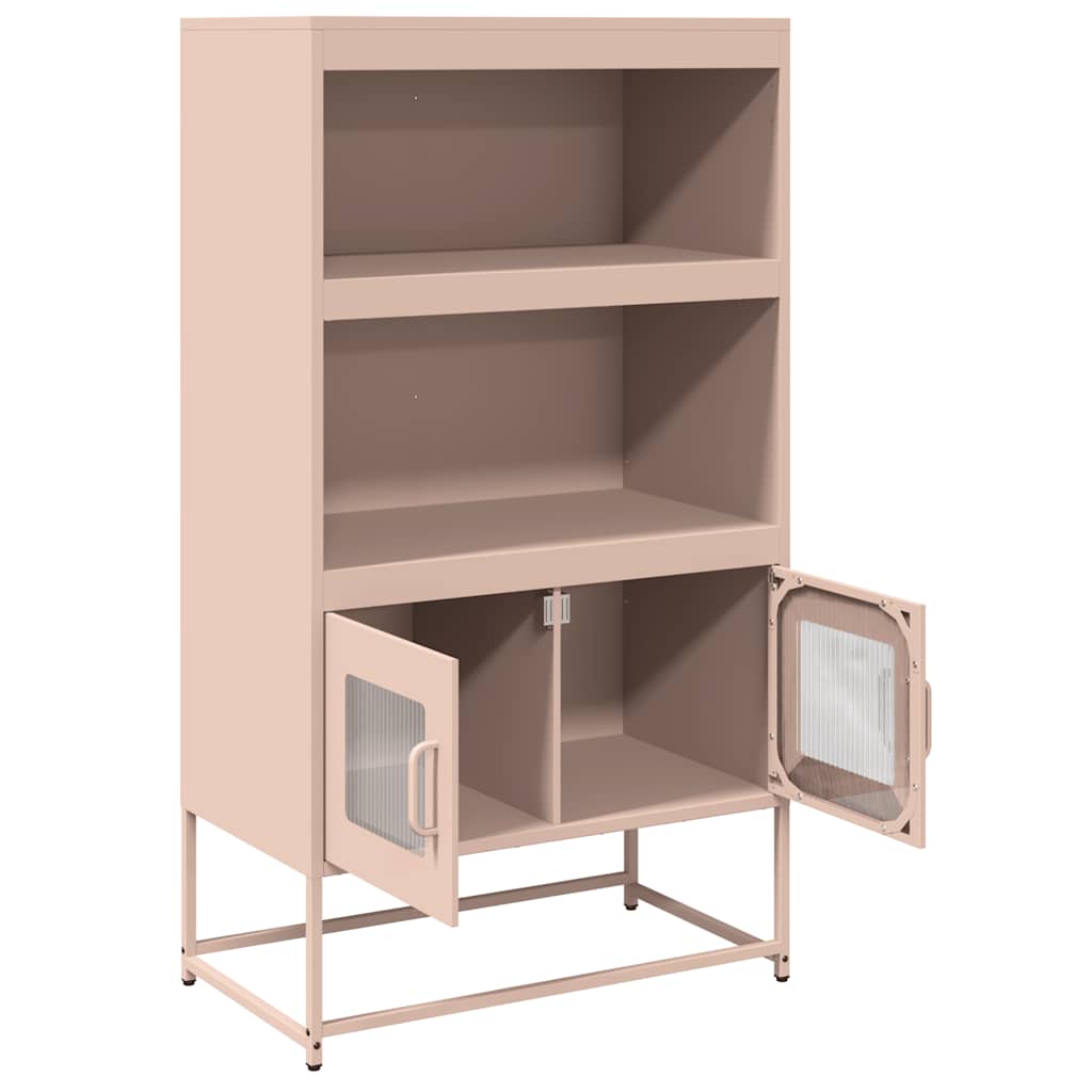 Skříň Highboard 68X39X123 Cm Ocel